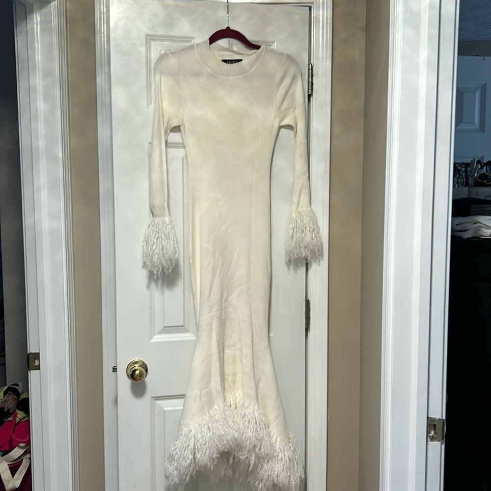 Akira feather dress